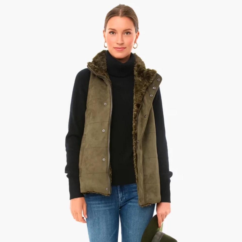 Tuckernuck Suede/Shearling Reversible Vest